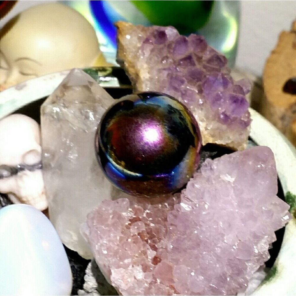1pc. Titanium Magnetic Hematite Sphere